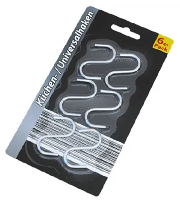 Obrázek produktu pro Kuchyňské háčky, balení po 6 kusech