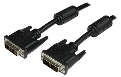 Produktbild von StarTech.com 5m DVI-D Single Link Kabel - St/St, 5 m, DVI-D, DVI-D, Stecker, Stecker, Schwarz