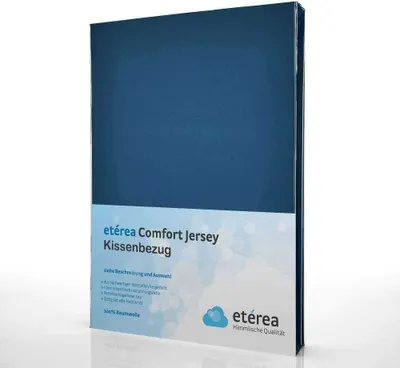 Produktbild von etérea Jersey Kissenbezug Baumwolle 80x80 cm