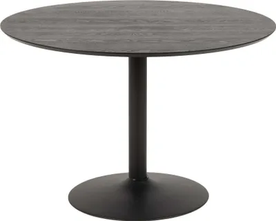 Produktbild von Sohome Esszimmertisch Heeze - MDF - Schwarz -˜ 110 cm - 74 cm hoch - Rund - Esszimmertisch - Küchentisch