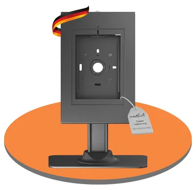 Produktbild von PureMounts Tablet Halterung abschließbar, Stahlgehäuse, VESA 75x75