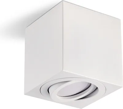 Zdjęcie produktu dla Oprawa punktowa kwadratowa biała ruchoma 1xGU10 35W OH37 KPOH37BI Kobi