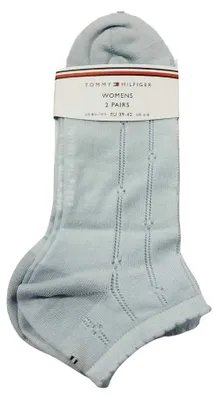Obrázok produktu pre Tommy Hilfiger – ponožky pre ženy (balenie po 2 páry) NA887 (39,5 EU – 43 EU) (modré)