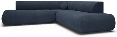 Produktbild von Selsey Armone - Ecksofa mit Schlaffunktion, L-Form, mit Bettkasten, Dunkelblau, 265 cm - links