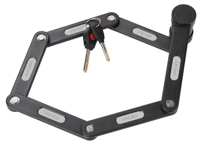 Immagine prodotto di Una serratura pieghevole F.LOCK 20.85 con 2 chiavi 85 cm acciaio nero
