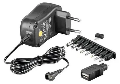 Produktbild von Goobay Universal-Netzteil 1500mAh 3-12V max.18W mit 8 Adaptern und USB