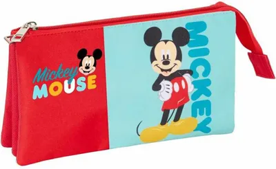 Immagine prodotto di Astuccio triplo multiuso Topolino Blu 22 x 12 x 3 cm