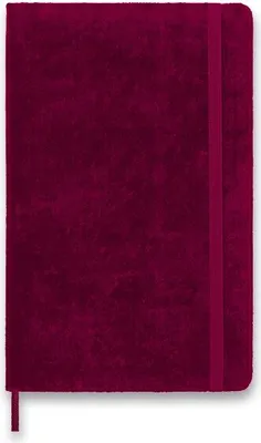 Obrázok produktu pre Zápisník Moleskine Velvet - tvrdé dosky L, linajkový, ružový