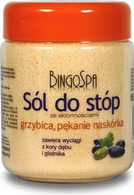 Image de BINGOSPA sel pour pieds - mycose, gerçures de l'épiderme 550 g