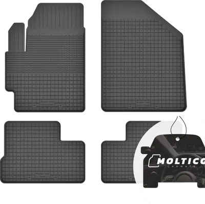 Produktbild von Gummimatten mit Rand Auto Fußmatten Gummi Automatten Passgenau 4-teilig Set - passend für Suzuki Splash 2008-2014