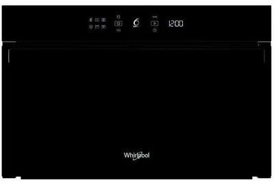 Immagine prodotto di Microonde WHIRLPOOL, da incasso, 1000/800 W, 31 l, grill, vetro nero + maniglia nera