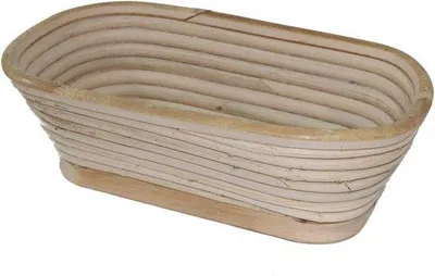 Produktbild von Brotkorb aus Rattan mit Holzuntergrund