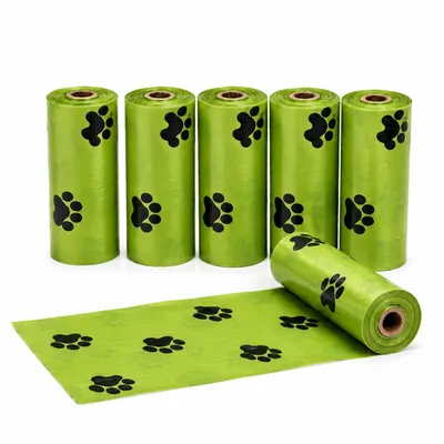 Produktbild von 100 Hundekotbeutel extra stark & auslaufsicher – 5 Rollen Gassibeutel für saubere Hundespaziergänge, H0286