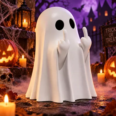 Zdjęcie produktu dla Dekoracyjna figurka na Halloween, 15 cm, o przerażającym wyglądzie, idealna do dekoracji stołu