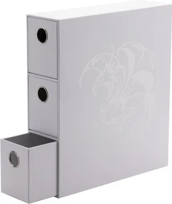 Image de Carte forteresse Dravers Blanc – Boîte à tiroirs pour cartes à collectionner