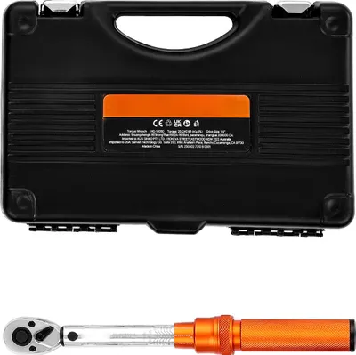 Immagine prodotto di SucceBuy Set di chiavi dinamometriche da 1/4 di pollice, 20-240 lbf-in/2,3-27,1 N.m, arancione
