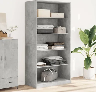Produktbild von 2024 Möbel Kleiderschrank Betongrau 100x50x200 cm Holzwerkstoff Kleiderschränke 4066180