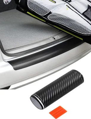 Produktbild von Premium Ladekantenschutz-Folie Schutz Kratzer Carbon Schwarz für viele Fahrzeuge