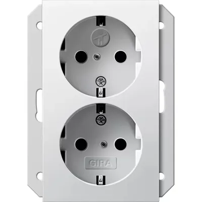 Produktbild von GIRA 2735 03, CEE 7/3, Weiß, 250 V, 16 A