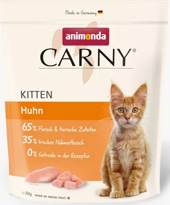 Produktbild von Carny Katzentrockenfutter Kitten getreidefrei 350 g Huhn