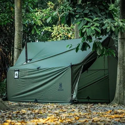 Produktbild von Famanu Trekkingzelt - Wasserfest, Leicht, Vielseitig - Rangergrün