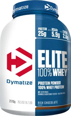Image de Whey protéine - Dymatize - Elite Whey (2170g) - Saveur Chocolat