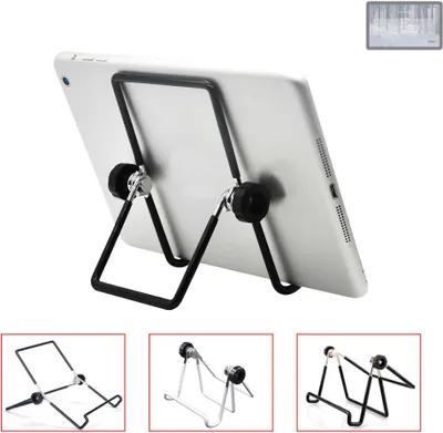 Produktbild von K-S-Trade Tablet-Ständer Tablet-Halterung Tablet-Aufsteller kompatibel mit Nokia T21 Wi-Fi faltbarer Tischständer Tablet Halterung