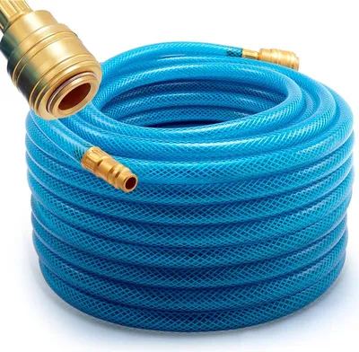 Produktbild von MONZANA® Druckluftschlauch 20m PVC Schnellkupplung 15 bar 1/4" Anschluss Ø Innen 6mm Außen 13mm Gewebeschlauch Kompressor