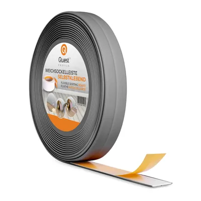 Obrázok produktu pre QUEST PVC samolepiaca montážna a ukončovacia páska na penovej páske 10/10 5 m - sivá