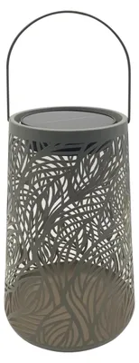Solar-Laterne Olea Ø20x32cm, LED, warmweiß, grün
