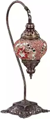Obrázok produktu pre Tischleuchte Tischlampe Lampe Leuchten Luxus Grau Lampen Tisch Glas