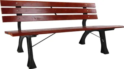 Produktbild von Linder Exclusiv Gartenbank 3-Sitzer Parkbank bis 240 Kg Gartenmöbel Holzbank MC4353-150 150x57x70cm