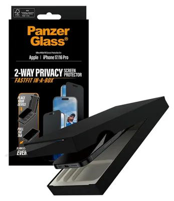 Image de PanzerGlass Privacy BK Rahmen iP 17 UWF Fastfit