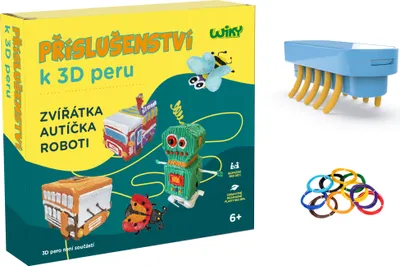 Image de Stylo 3D - Animaux qui courent (accessoire pour stylo 3D) WIKY - emballage tchèque