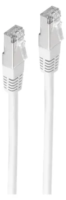 Obrázek produktu pro Patch kabel cat 6 S/FTP PIMF bezhalogenový bílý 3m