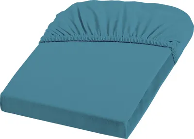 Produktbild von Fleuresse Mako-Jersey-Spannlaken Jenny C Farbe petrol 6066