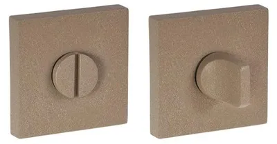 Produktbild von GAMET PLT26-WCK-L60 Rosette quadratisch mit WC-Riegel, scharbgrau