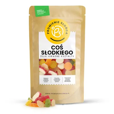 Zdjęcie produktu dla Coś Słodkiego: Żelki Kwaśne Kształty 250 g