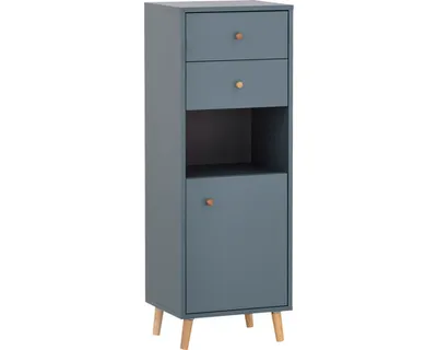 Obrázek produktu pro Koupelnová skříňka vysoká Möbelpartner Bjarne fjord 40,3 x 113,4 x 33,1 cm