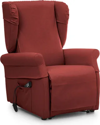 Produktbild von Treia - Sessel, 75x84x107h cm Bordeaux Rot, Abnehmbar Italy