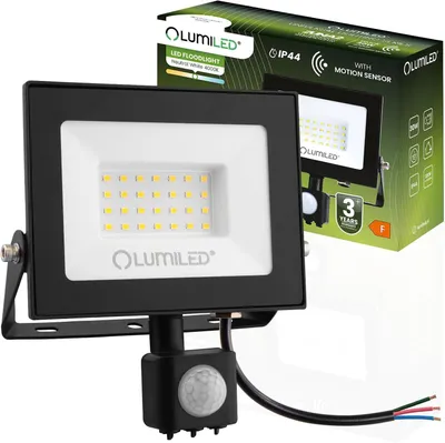 Produktbild von LUMILED LED Strahler 30W Außenstrahler 2700Lm Fluter Strahler Außen IP44 spritzwasserdicht 4000K Neutralweiß Scheinwerfer Flutlichter Bewegungssensor