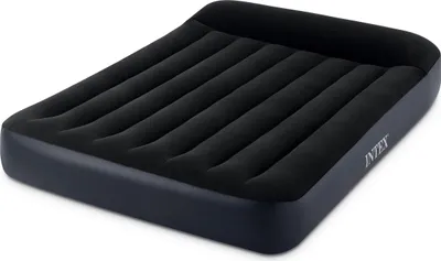 Image de Matelas gonflable double 191 x 137 cm avec pompe, lit en velours INTEX 64148ND