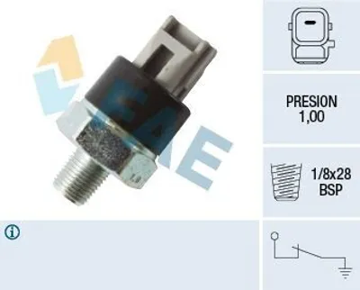 Obrázek produktu pro FAE 12545 Tlakový spínač oleje Snímač tlaku oleje pro MITSUBISHI Outlander II SUV (CWW) PAJERO IV (V8W, V9W) ECLIPSE IV (DKA) GALANT Sedan (DJ, ED, EF)
