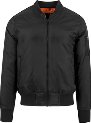 Produktbild von Build Your Brand BY030 | Bomber Jacke - Farbe: Black - Größe: XS