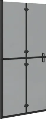 Obrázok produktu pre vidaXL Sprchová zástena čierna 90 x 6,5 x 190 cm