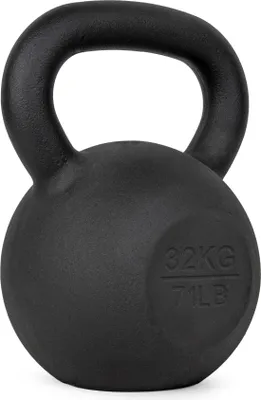 Produktbild von VirtuFit Kettlebell Pro aus Gusseisen 32 kg mit breitem Griff