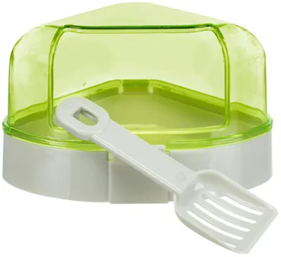 Produktbild von TRIXIE Ecktoilette mit Dach, 14 x 8 x 11 / 11 cm