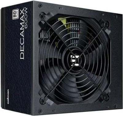 Produktbild von Zalman Decamax, 600 W, 200 - 240 V, 50/60 Hz, 5 A, 100 W, 552 W