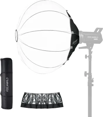Obrázok produktu pre FSL65, 65 cm, softbox, LED štúdiové osvetlenie, softbox, príslušenstvo pre fotografické sety, kompatibilné s montážnym systémom Bowens, s látkovým puzdrom, vhodné pre fotografovanie a selfie