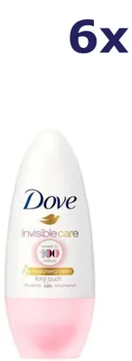 Obrázok produktu pre 6x dezodorant Dove v guličke Invisible Care – 50 ml